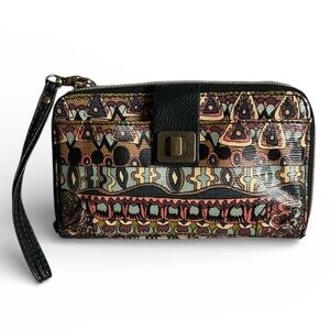 SAKROOTS Artist Circle Tech It Out Zip-Around Crossbody Bag